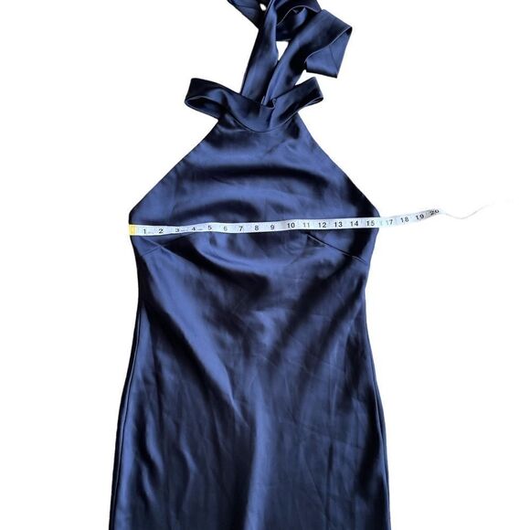 SOCIAL BRIDESMAIDS Halter Column Bridesmaids Gown Dress Size SB - Picture 5 of 8